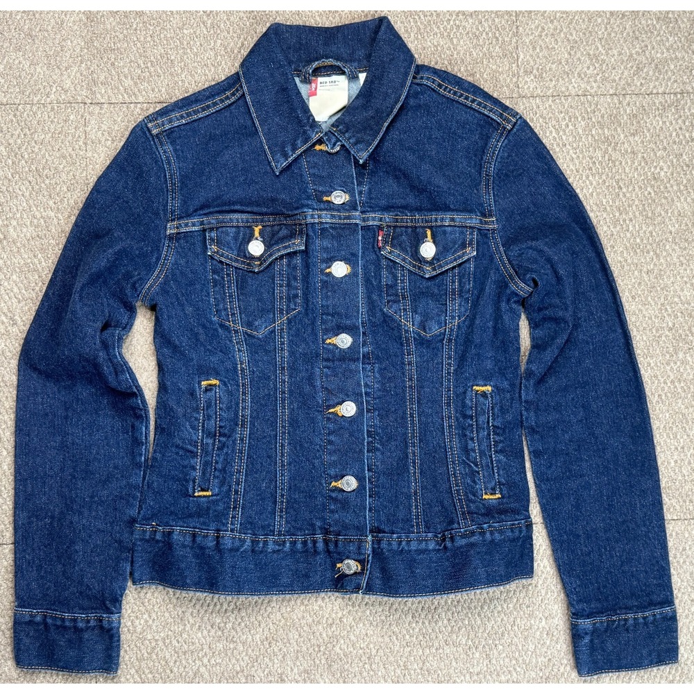 Levi's Red Tab Women's Vintage Button Up Truckers Jacket Size Medium JR.
